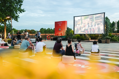 上海國(guó)際電影節(jié)露天放映。主辦方供圖